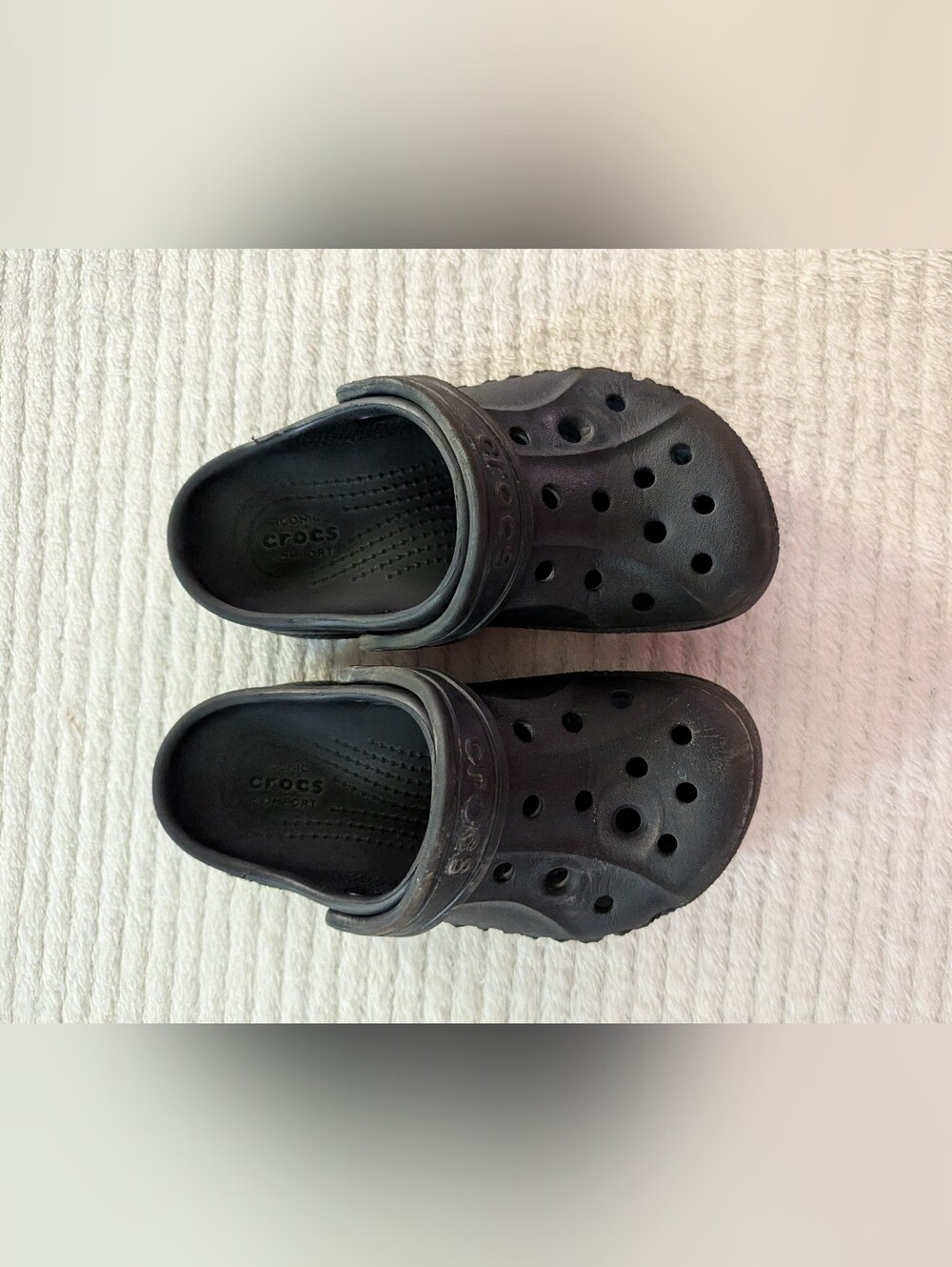 Crocs Classic Clog Black Toddler Shoes Size C10 Slip On Water Sandals Unisex